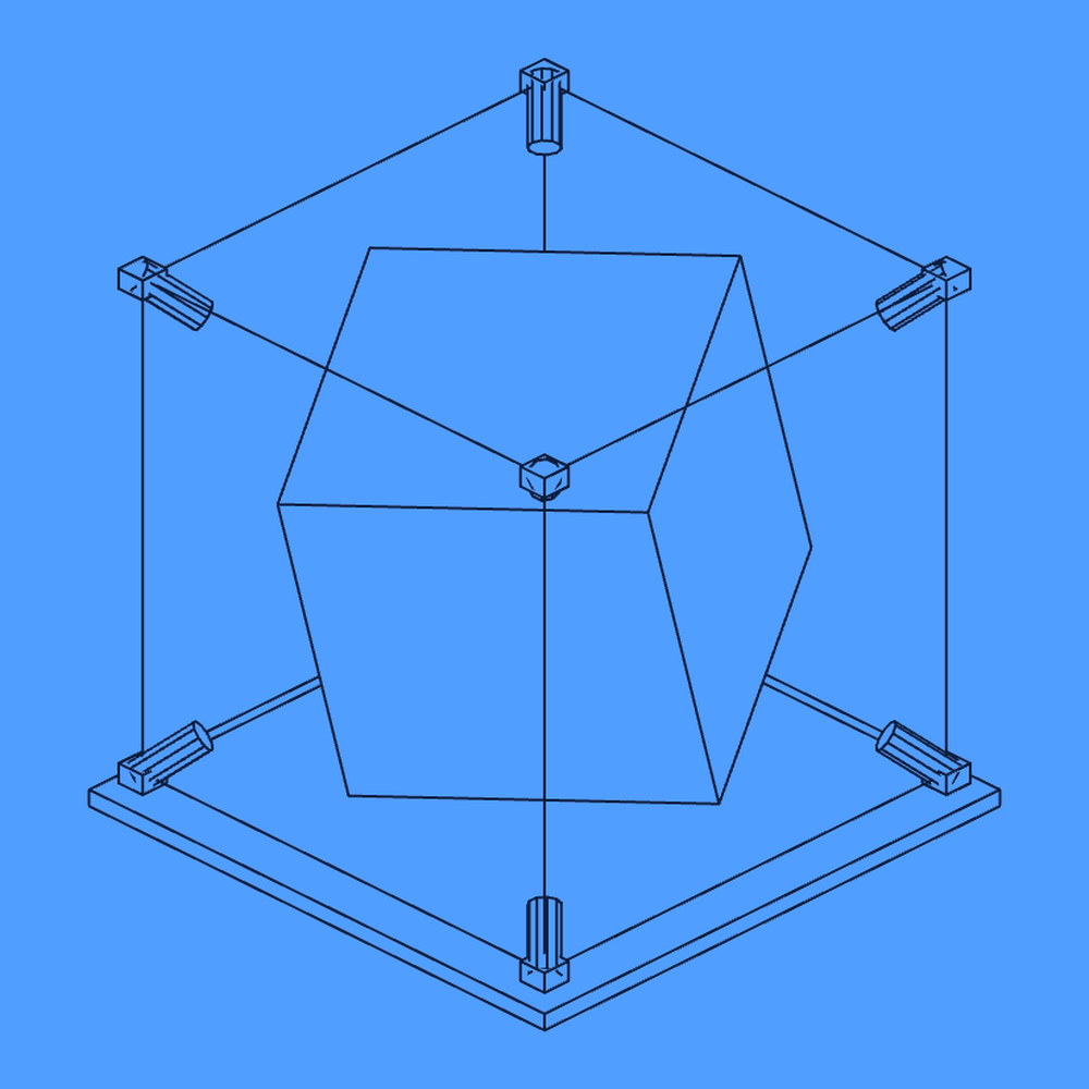 Security, isometric wireframe illustration
