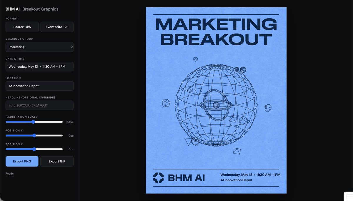 Breakout Graphics Tool preview